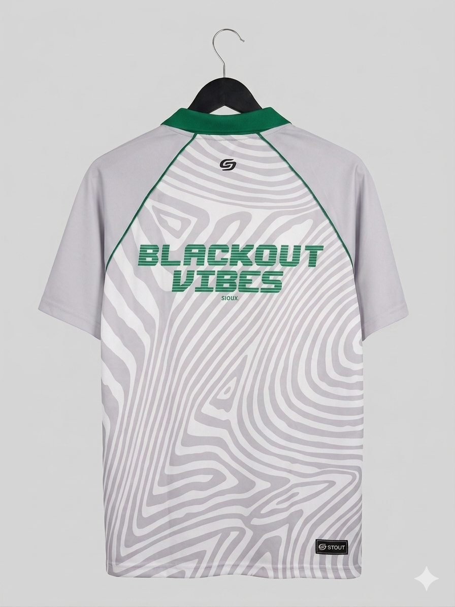 Blackout Vibes Polo Jersey