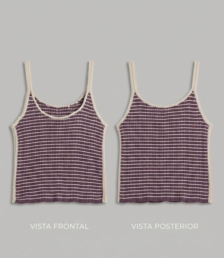 Top American Eagle Tejido Crochet